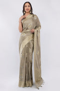 vesper silk saree with nightingale motif